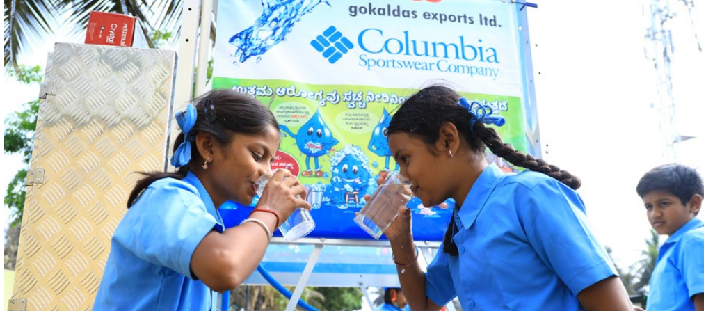 Figure: Columbia Sportswear Company has partnered with the Planet Water Foundation, a non-profit organization that builds community-based water filtration systems and hygiene education programs.