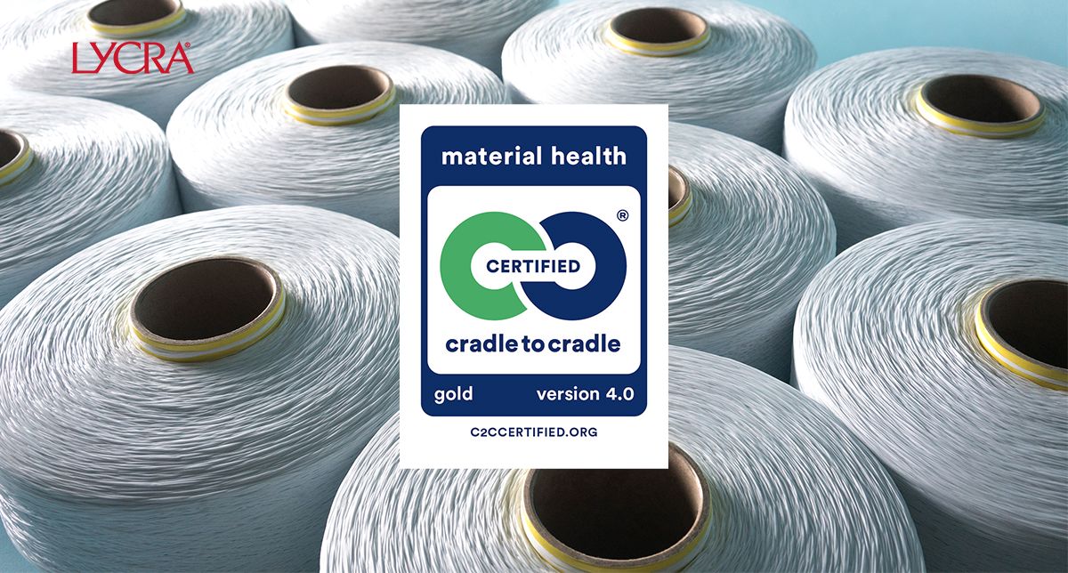 LYCRA® Fiber Achieves Prestigious Cradle to Cradle Certified® Material Health Gold, V4.0