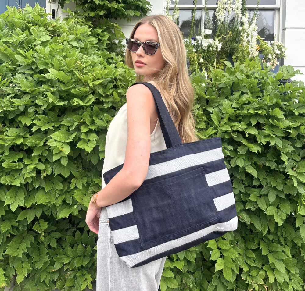 Loom Turns Unsellable Oxfam Donations Into Upcycled Patchwork Bags