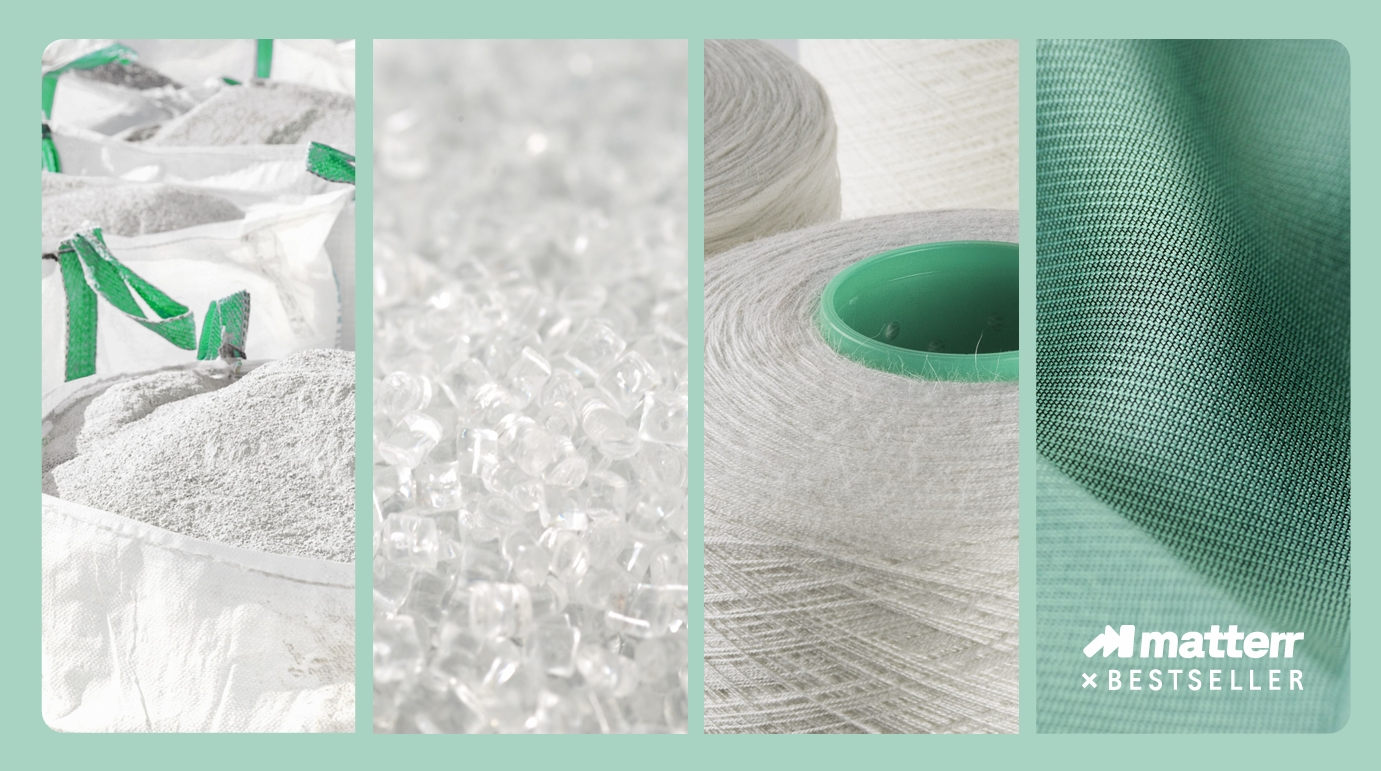 matterr announces partnership with BESTSELLER to advance polyester recycling