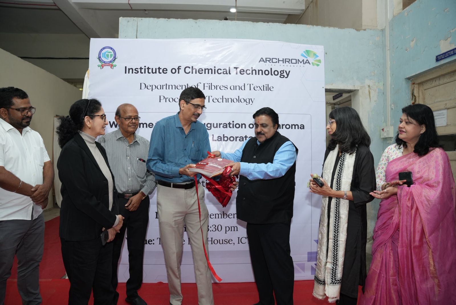 ARCHROMA FUNDS DEVELOPMENT OF SUSTAINABLE TEXTILE LABORATORY AT MUMBAI’S INSTITUTE OF CHEMICAL TECHNOLOGY