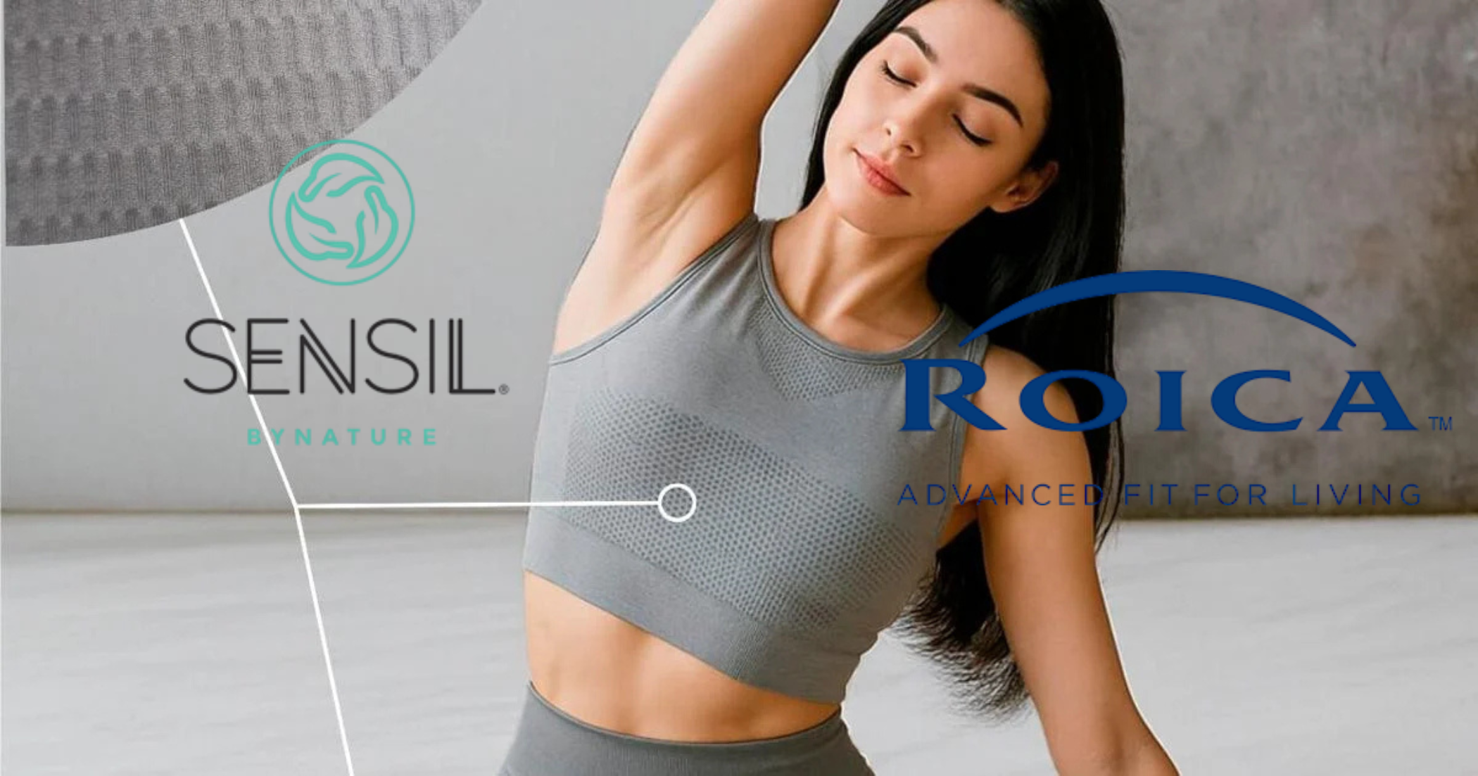 Sensil and Roica introduce biomass balanced stretch fabric for low-impact performance apparel