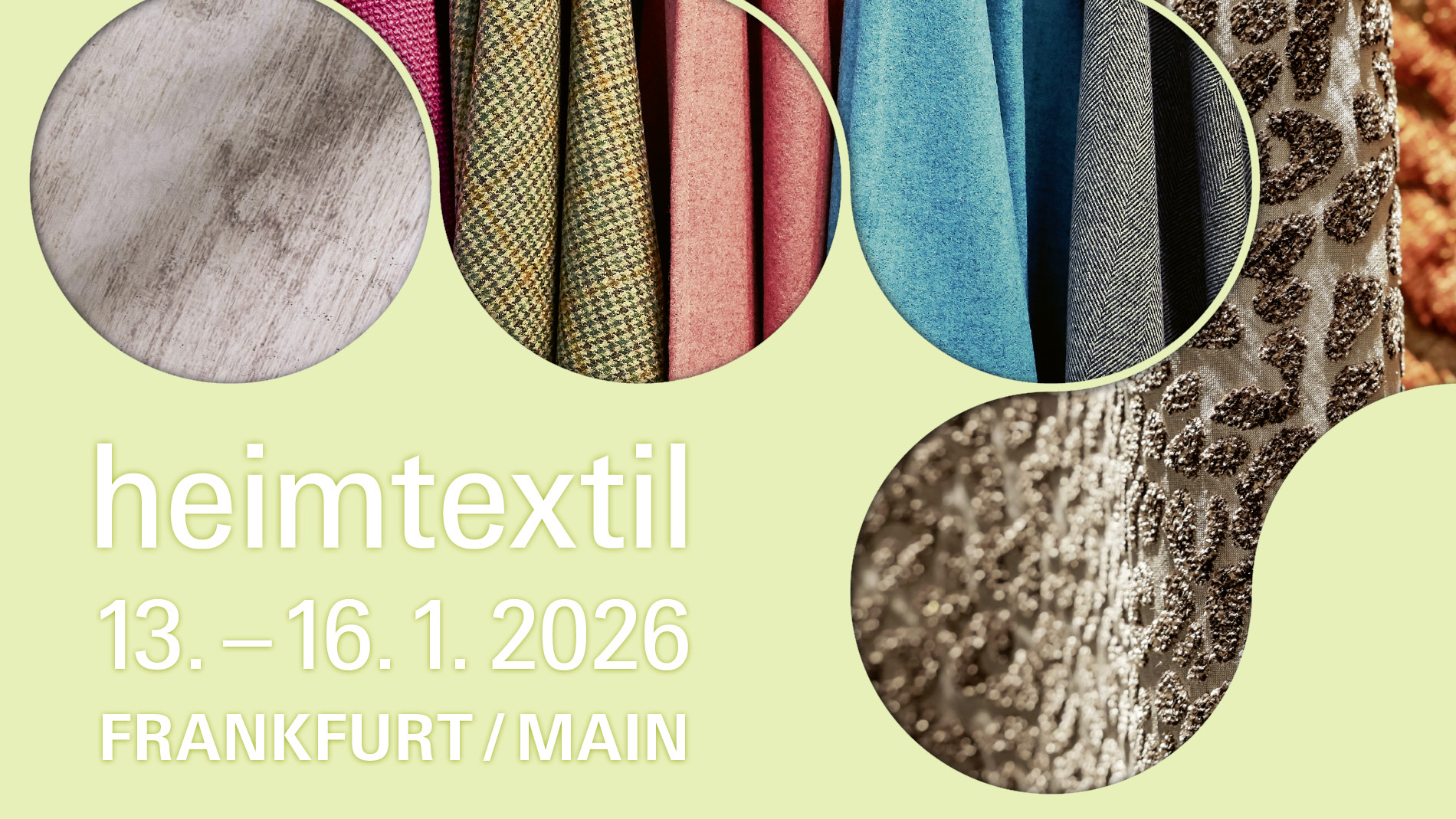 Heimtextil International Fair 2026 begins in Frankfurt