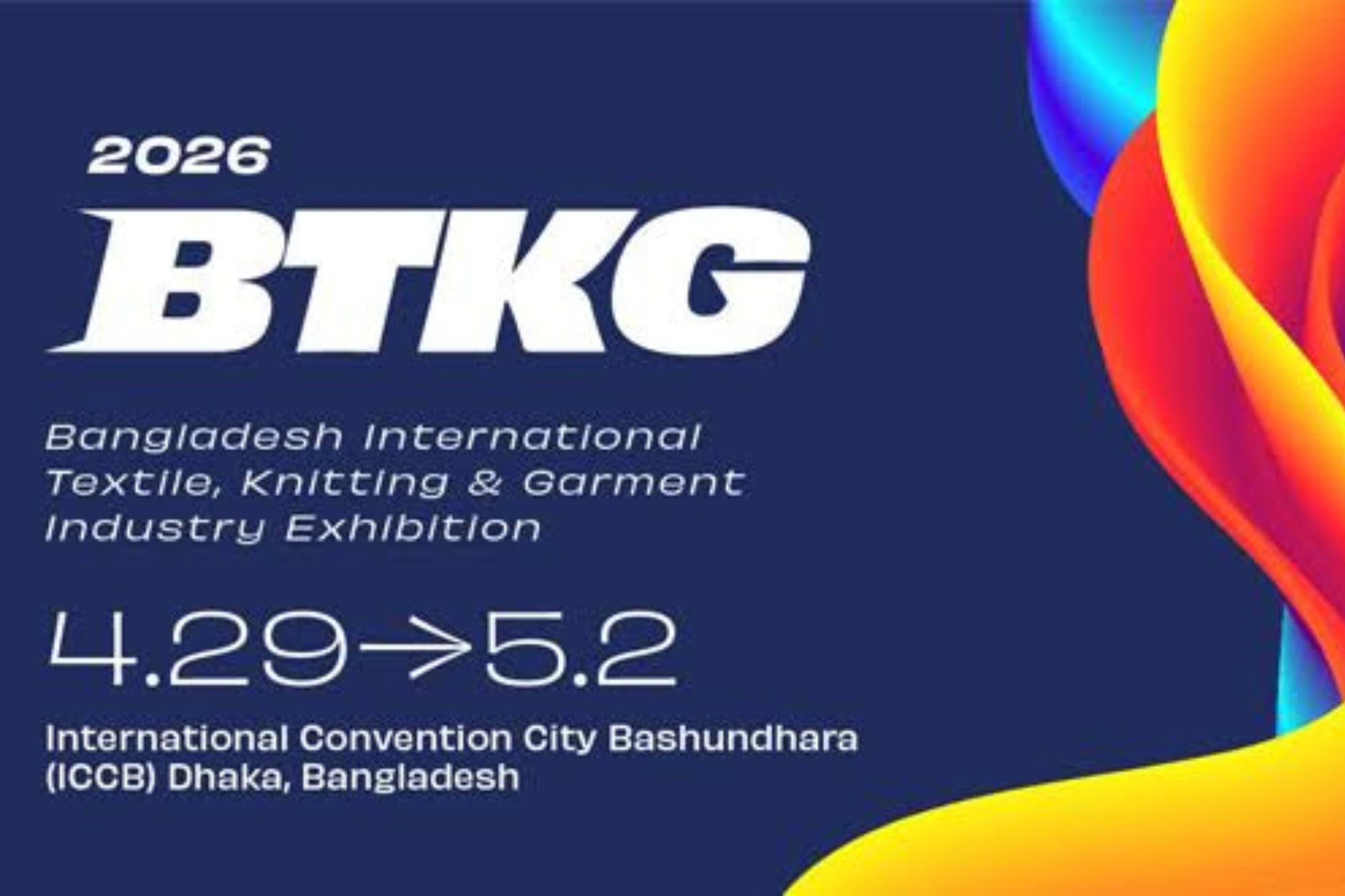 BTKG 2026 – Bangladesh’s biggest textile machinery expo