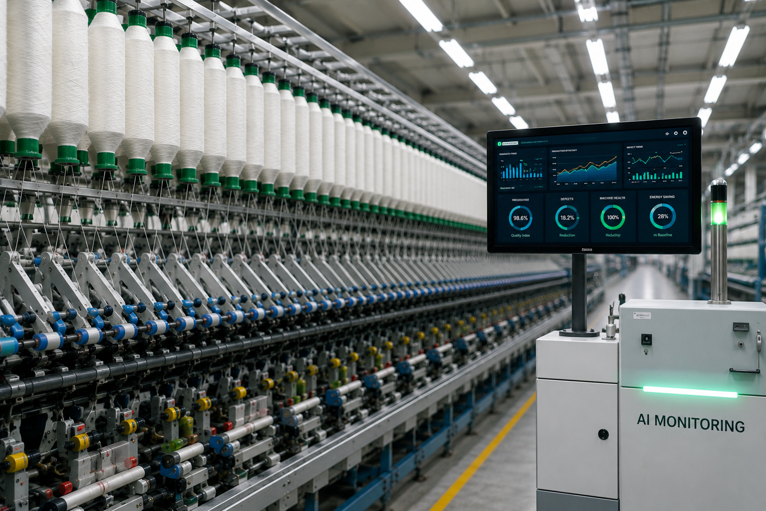 Spinning smart - How AI and automation are reshaping quality and yield in spinning