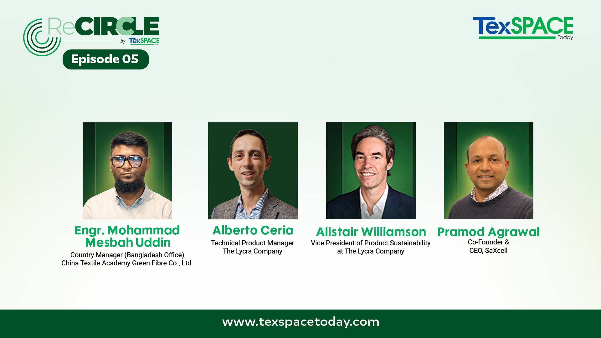 ReCIRCLE by TexSPACE explores the regulatory compliance, customer demand and straightforward economics driving sustainable fiber adoption