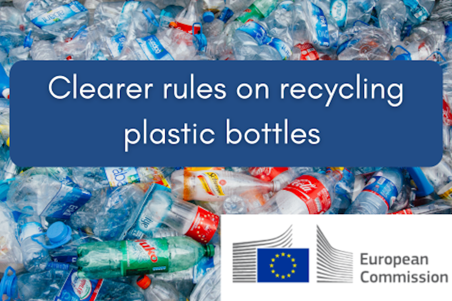 European Commission adopts new rules to calculate recycled content in PET beverage bottles