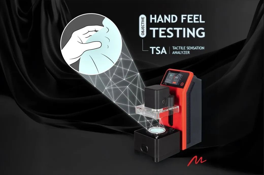 emtec to showcases TSA Tactile Sensation Analyzer for objective fabric hand feel testing at Techtextil North America 2026